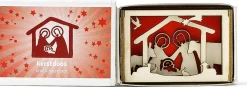 sign my sign Miniatuur Kerststal- Kerstdecoratie - Kerstcadeau - Lasergesneden Outlet