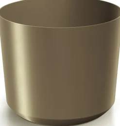 Everlands Kunstkerstbomen^Mini Kerstboom Groen - In Gouden Kunststof Pot - 60 Cm - Kunstboom
