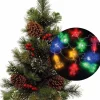 Everlands Kunstkerstbomen^Mini Kerstboompje - 45 Cm - Incl. Ruimte Thema Lichtsnoer 165 Cm - Kunststof