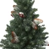 Everlands Kunstkerstbomen^Mini Kerstboom Tafelboom Sherwood Miniboom Frosted H75 Cm