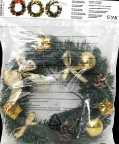 Star Trading Mini Kerstkrans Verlicht