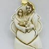 Merkloos Mini Kribbe / Kerstgroep , 6 X 3 X 8.5 Cm/ Massief Polystone Beeldje Best