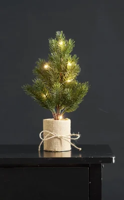 Star Trading Verlichte Kerstfiguren^Mini Led Kerstboom "Bodal" 35Cm