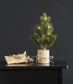 Star Trading Verlichte Kerstfiguren^Mini Led Kerstboom "Bodal" 35Cm