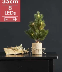 Star Trading Verlichte Kerstfiguren^Mini Led Kerstboom 