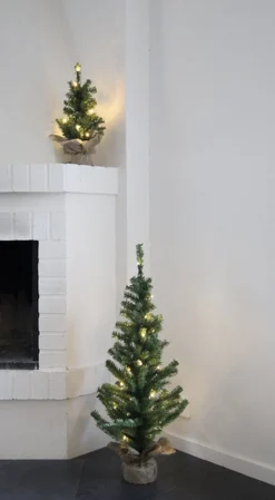 Star Trading Verlichte Kerstfiguren^Mini Led Kerstboom