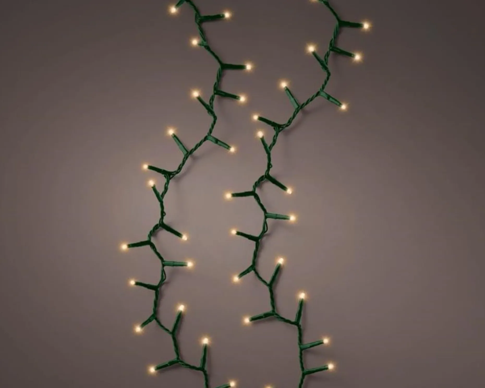 Lumineo Kerstlichtsnoeren^22,5M Led Compact Kerstverlichting - Steady - 1000 Lampjes - Goud - Dimbaar 22.5 Cm