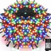 * Kerstlichtsnoeren^35M - Multikleur Lichtslinger - Geschikt Voor Buiten - 300 Led - Waterdicht - 8 Modi - Groene Kabel - Multikleurige Kerstverlichting - 5M Aanloopsnoer - Geschikt Voor Xmas, Kerstboom, Binnen, Thuis, Feest, Tuin