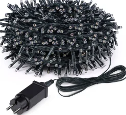 * Kerstlichtsnoeren^35M - Multikleur Lichtslinger - Geschikt Voor Buiten - 300 Led - Waterdicht - 8 Modi - Groene Kabel - Multikleurige Kerstverlichting - 5M Aanloopsnoer - Geschikt Voor Xmas, Kerstboom, Binnen, Thuis, Feest, Tuin