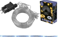 MOON in the room Lichtslangen^ - Decoratiesnoer 72 Led's Met Glitter - Zilver - Koud Wit - Ip44