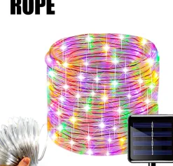 * Lichtslangen^7M - Touw Strip - Licht Snoer - Solar Led - Waterdichte Buis - Touw - Outdoor - Tuin - Kerst - Kleurenmix