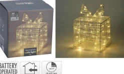 Nampook Verlichte Kerstfiguren^ Kerstverlichting Geschenkdoos - 30 Led - 15Cm Hoog