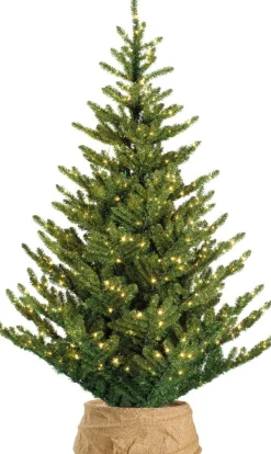 Decoris Kerstboomstandaarden^Naturel Hoge Kerstboomrok 68 Cm - Kerstboomrokken