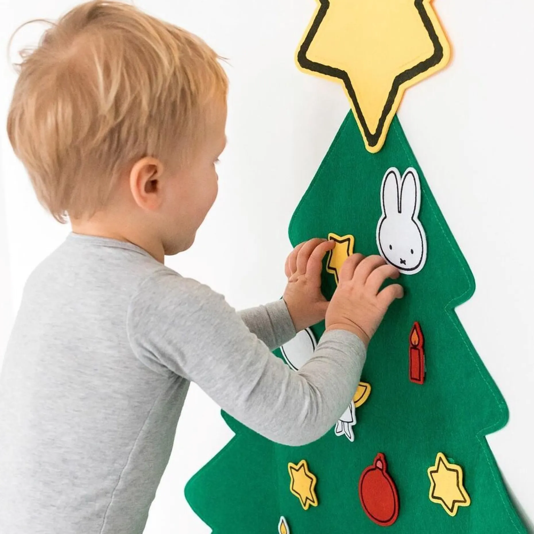 Bambolino Adventskalenders^Nijntje Kerstboom Vilt, In Bewaarkoffer Afmeting 75X100 Cm 20-Delig, Home Deco Kerst - Toys