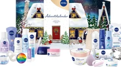 NIVEA Adventskalenders^ Adventskalender 2021 - Huis In De Sneeuw Met 24 Diverse Artikelen
