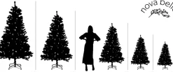 Nova Belle Decoratieve Kerstbomen^ Verlichte Kerstboom Norway Pine (H215 X O109 Cm)