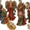 Oneiro 's Luxe Kerststalfiguren - Kerstgroep - 11-Delig - Kerst – Kerststal - Feestdagen - Winter - Verlichting - Binnen - Buiten – Sfeer Best