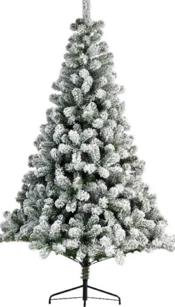 Oneiro Kunstkerstbomen^'s Luxe Kunstkerstboom Snowy Imperial Pine Green 120Cm | Kunstkerstboom | Kerstboom | Kerst | Kerstaccessoires | Kerstavond | Premium