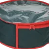 Merkloos Kerstspullen Opbergers^Opbergtas - Kerstkrans Opbergtas - Kerstverlichting Opbergtas - Kerst - Krans - 65X65X16 Cm
