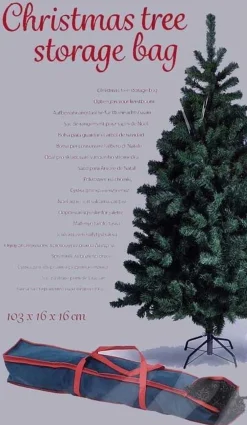 * Kunstkerstbomen^Opbergtas Voor Kerstboom 103X16X16Cm