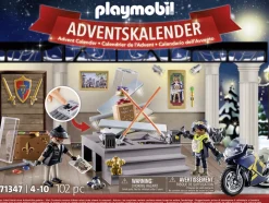 PLAYMOBIL Adventskalenders^ Adventskalender 2023 Politie Museumdiefstal - 71347