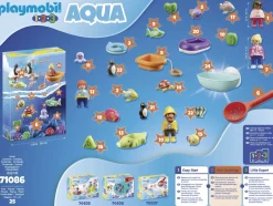 PLAYMOBIL Adventskalenders^ 1.2.3 Aqua Adventskalender 2023 Badplezier - 71086