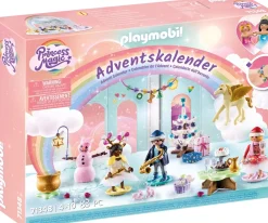 PLAYMOBIL Adventskalenders^ Princess Magic Adventskalender 2023 Kerstmis Onder De Regenboog - 71348