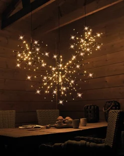 Lumineo Verlichte Kerstfiguren^Poolster Kerstverlichting Met 160 Led Lampjes - O 70 Cm - Ook Geschikt Voor Buiten - Lichtkleur: Warm Wit - Met Stekker -Kerstdecoratie