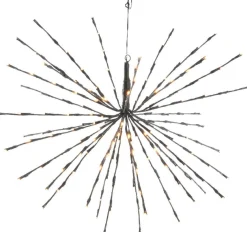 Lumineo Verlichte Kerstfiguren^Poolster Kerstverlichting Met 160 Led Lampjes - O 70 Cm - Ook Geschikt Voor Buiten - Lichtkleur: Warm Wit - Met Stekker -Kerstdecoratie