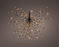 Lumineo Verlichte Kerstfiguren^Poolster Kerstverlichting Met 72 Led Lampjes - O 45 Cm - Ook Geschikt Voor Buiten - Lichtkleur: Warm Wit - Met Stekker -Kerstdecoratie