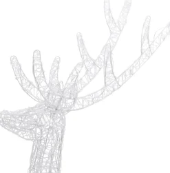Prolenta Premium Kerstdecoratie Rendier 250 Led's Meerkleurig 180 Cm Acryl Discount