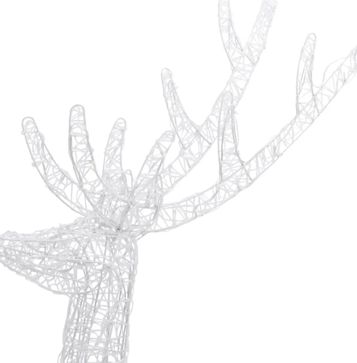 Prolenta Premium Kerstdecoratie Rendier 250 Led's Meerkleurig 180 Cm Acryl Discount