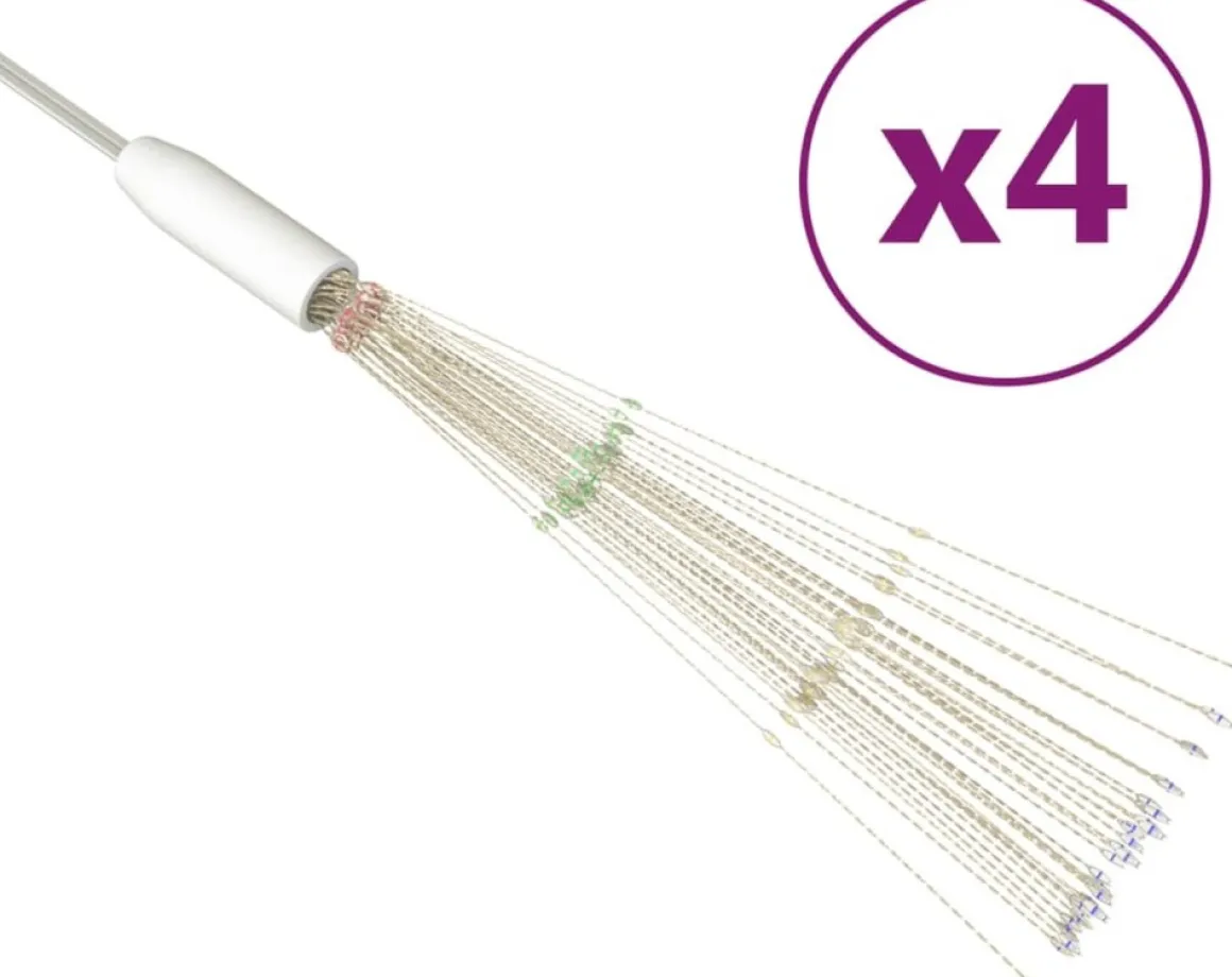 Prolenta Premium 4 St Kerstverlichting Vuurwerk 560 Led's 20 Cm Meerkleurig Clearance