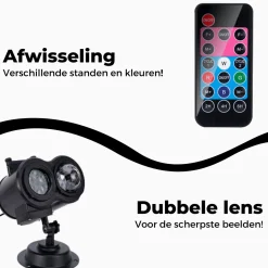 Merkloos Kerstlasers^Quevo Kerst Projector - Kerstversiering Buiten - Kerst Projector Binnen - Kerst Projector Buiten - Black Friday - Spotgoedkope Prijs