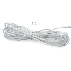 Relaxdays Verlichte Kerstfiguren^ Led Draadbol - Decoratieve Lamp - 20 Cm - Sierlamp - Draadlamp - Zilver