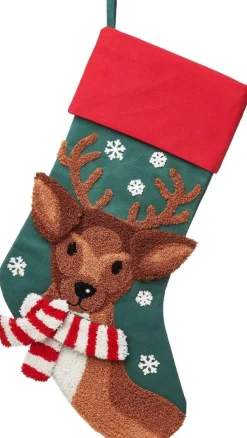 Sass u0026 Belle Rendier Christmas Stocking Van Sass & Belle - Decoratie Kerstsok Met Een Rendier Best Sale