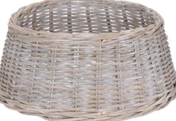 Christmas Decoration Kerstboomstandaarden^Rieten/Rotan Kerstboom Voet - Kerstboommand - Beige - 60 Cm
