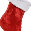 Decoris Rode Pluche Kerstsok 40 Cm Hot