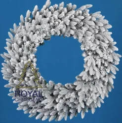 Royal Christmas Deluxe Kerstkrans Met Sneeuw - 75Cm Shop