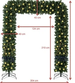Royal Christmas Guirlande Boog - 240 Cm - Incl. 2100 Leds Clearance