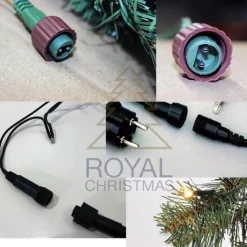 Royal Christmas - Guirlande Met 70 Warm Led Lampjes Geintegreerd - Lengte 540 Cm - 400 Takken - Extra Vol Clearance