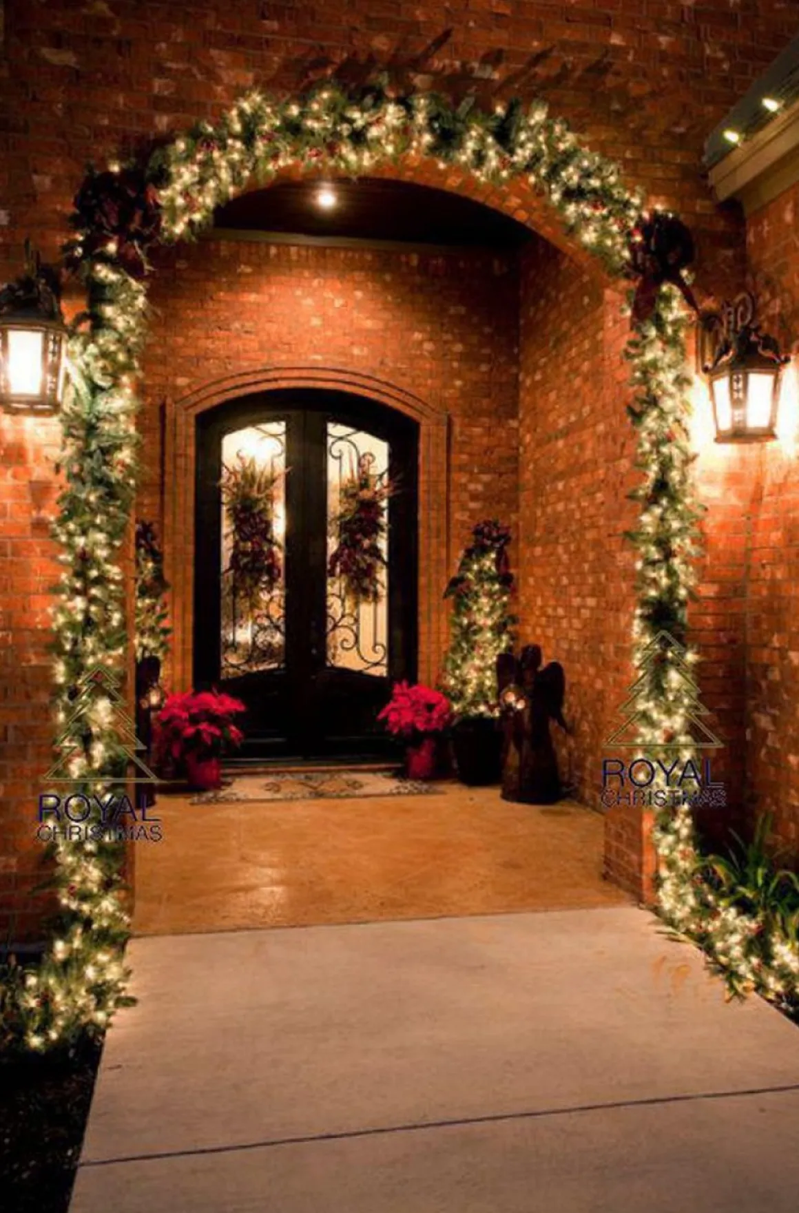 Royal Christmas - Guirlande Met 70 Warm Led Lampjes Geintegreerd - Lengte 540 Cm - 400 Takken - Extra Vol Clearance