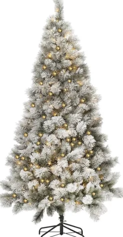 Royal Christmas Kunstkerstbomen^ Kunstkerstboom Chicago Met Sneeuw | Inclusief Led-Verlichting 180 Cm
