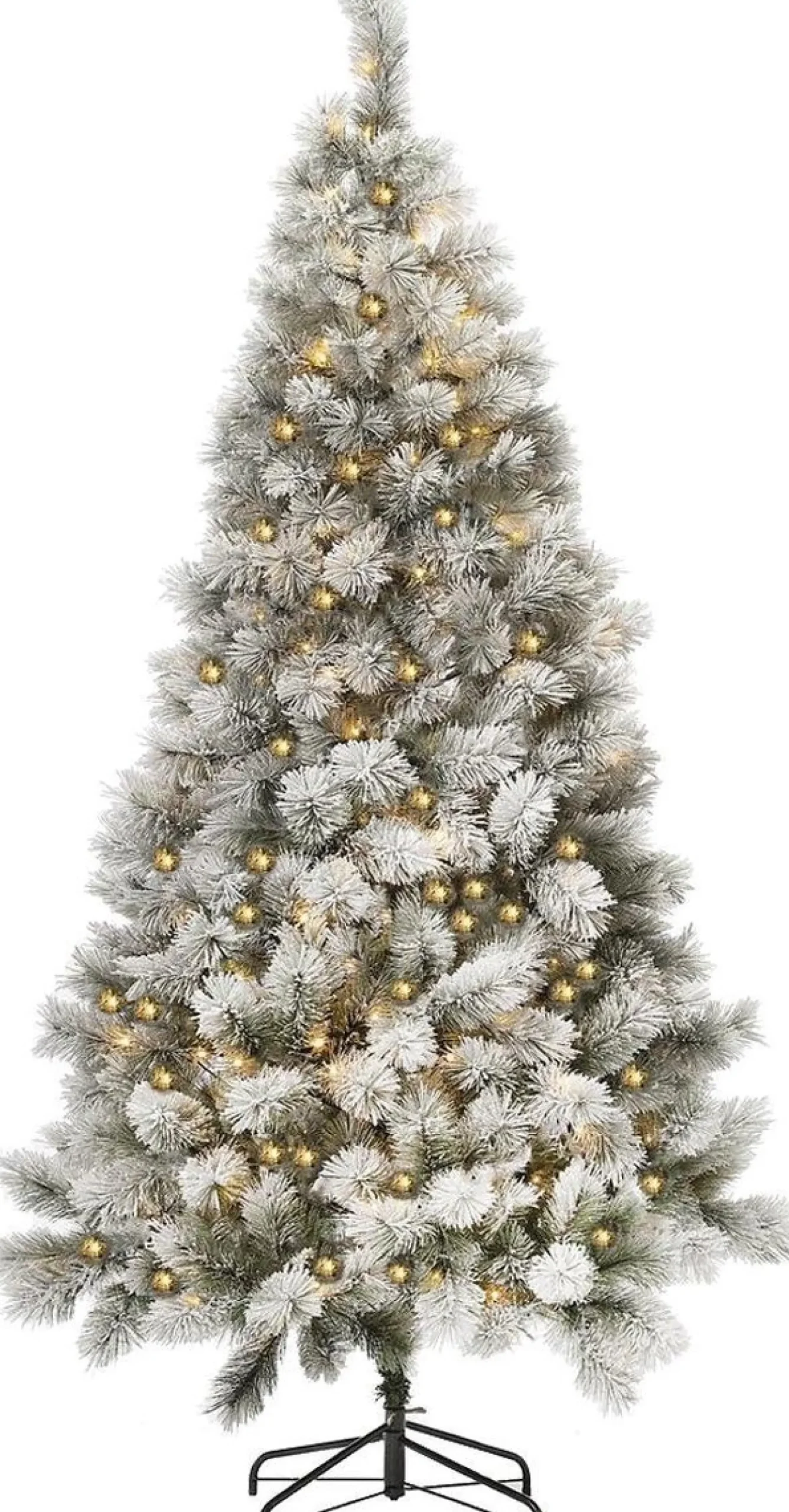 Royal Christmas Kunstkerstbomen^ Kunstkerstboom Chicago Met Sneeuw | Inclusief Led-Verlichting 180 Cm
