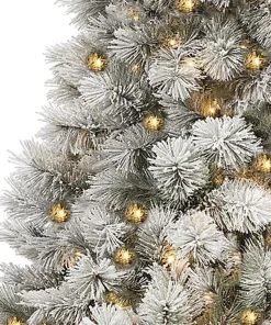 Royal Christmas Kunstkerstbomen^ Kunstkerstboom Chicago Met Sneeuw | Inclusief Led-Verlichting 180 Cm