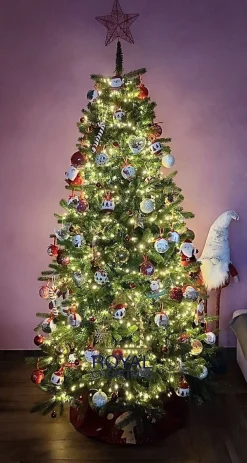 Royal Christmas Kunstkerstbomen^ - Kunstkerstboom - Bogota Pe / Pvc Premium 180 Cm - 1131 Takken - Groen - Zonder Verlichting