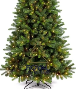 Royal Christmas Kunstkerstbomen^ Kunstkerstboom Alaska Slank - 240 Cm - Met Led Verlichting En Smart Adapter