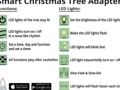 Royal Christmas Kunstkerstbomen^ Kunstkerstboom Alaska Slank - 240 Cm - Met Led Verlichting En Smart Adapter