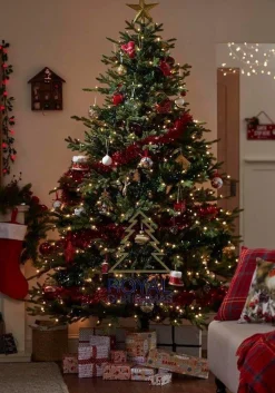 Royal Christmas Kunstkerstbomen^ - Kunstkerstboom - Spitsbergen Groen Met Led-Verlichting - Inclusief Smart Adapter 240 Cm