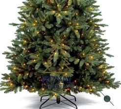 Royal Christmas Kunstkerstbomen^ - Kunstkerstboom - Arkansas Inclusief Smart Led Verlichting - 250 Lampjes - Groen 210 Cm